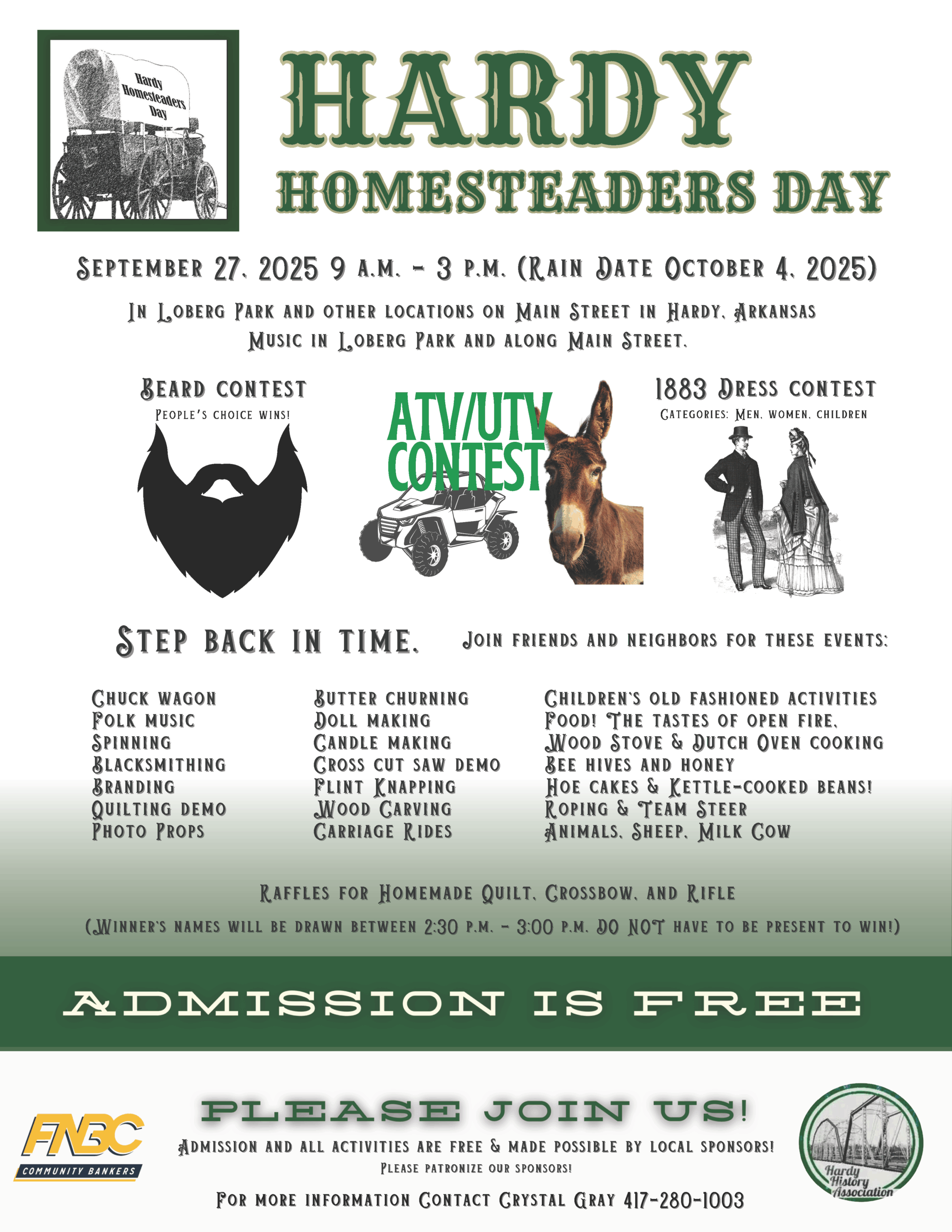 Homesteader Day flyer '25, PNG